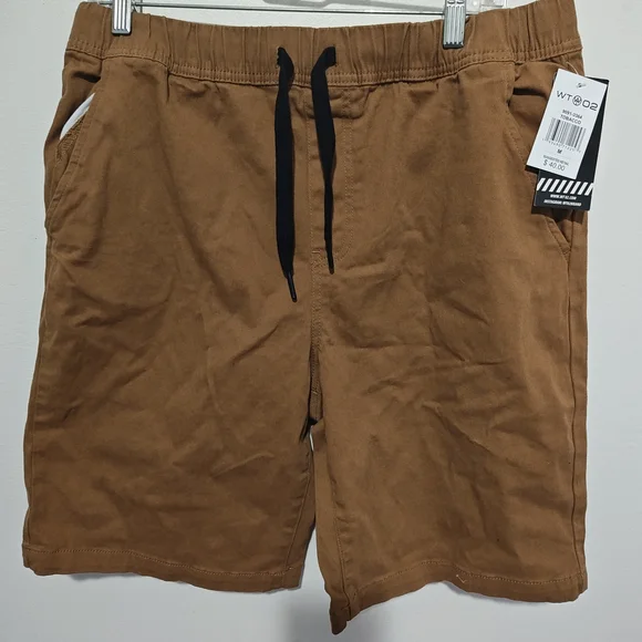 Men's Athletic WT02 Shorts in Brown - Picture 1 of 3